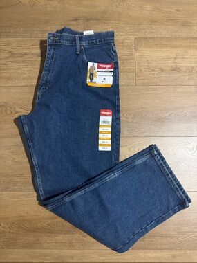 Wrangler Classic Dark Blue Relaxed Denim Jeans